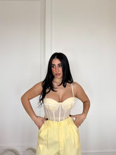Carica l'immagine nel visualizzatore di Gallery, BUSTIER TRASPARENZE GIALLO
