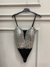 Carica l&#39;immagine nel visualizzatore di Gallery, BODY SCOLLO A V PAILLETTES
