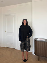 Carica l'immagine nel visualizzatore di Gallery, MAGLIA MANICA LUNGA FIAMMATA NERA
