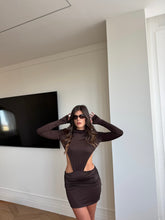 Carica l&#39;immagine nel visualizzatore di Gallery, ABITO MELANY MARRONE
