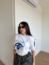 Carica l&#39;immagine nel visualizzatore di Gallery, T-SHIRT CROP MARADONA BIANCA
