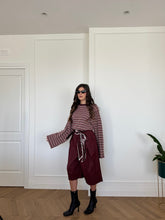Carica l'immagine nel visualizzatore di Gallery, BERMUDA BAGGY FOULARD BORDEAUX
