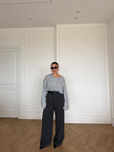 Carica l&#39;immagine nel visualizzatore di Gallery, PANTALONI WIDE LOLA GRIGIO
