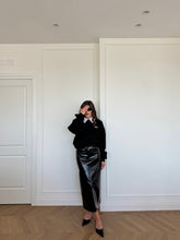 Carica l'immagine nel visualizzatore di Gallery, GONNA LONGUETTE PITON NERA
