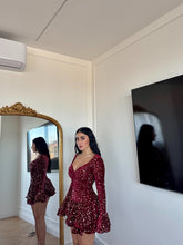 Carica l'immagine nel visualizzatore di Gallery, ABITO KETTY BORDEAUX
