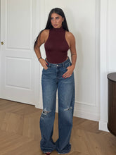 Carica l'immagine nel visualizzatore di Gallery, JEANS WIDE LEG STRAPPI
