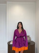 Carica l'immagine nel visualizzatore di Gallery, KIMONO VIOLA E ARANCIONE
