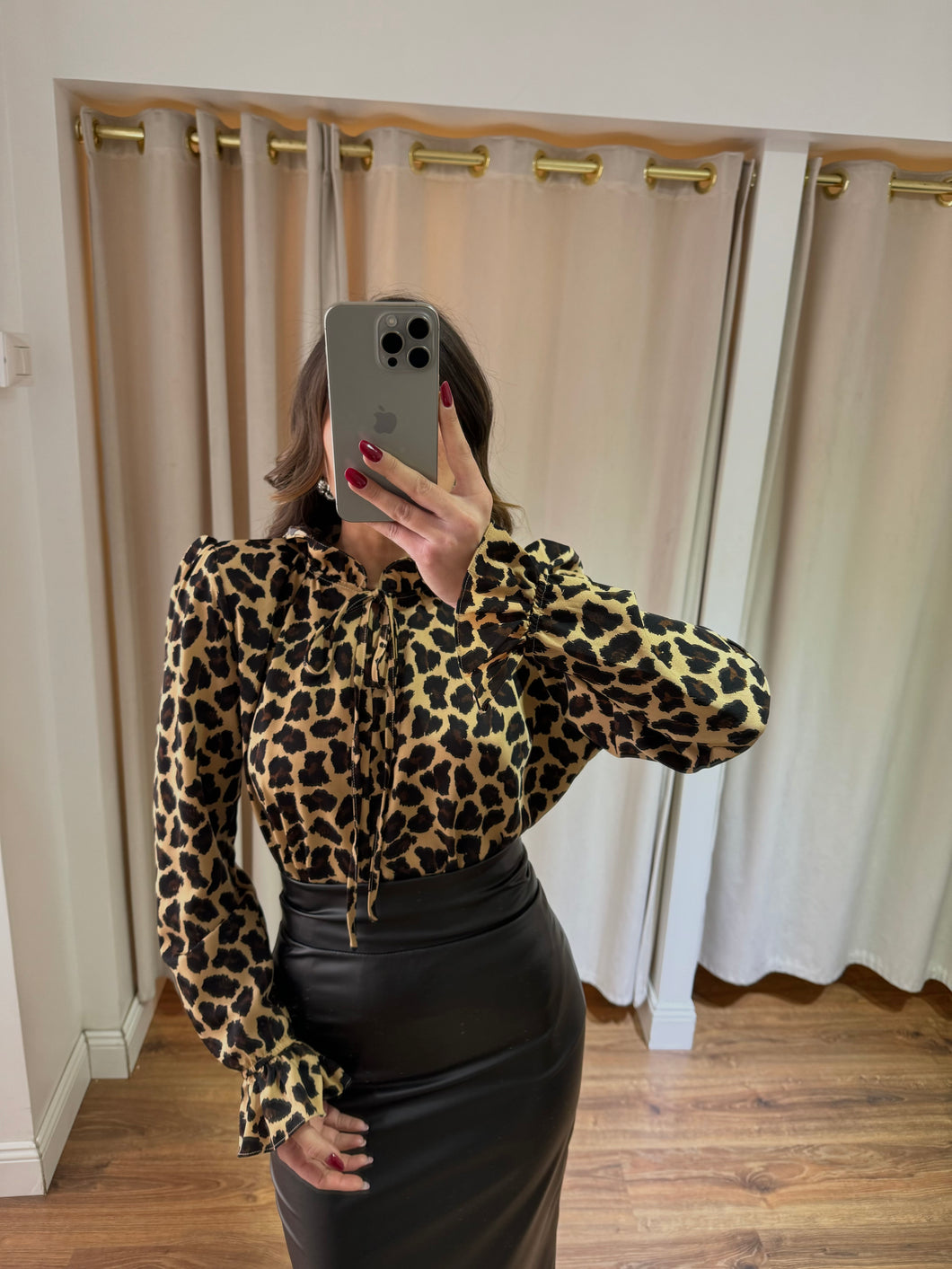 BLUSA LEOPARDATA