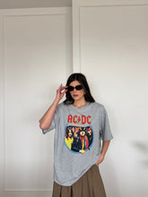 Carica l'immagine nel visualizzatore di Gallery, T-SHIRT ACDC CON SPALLINE GRIGIO
