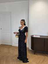 Carica l'immagine nel visualizzatore di Gallery, SET CANNES POIS NERO
