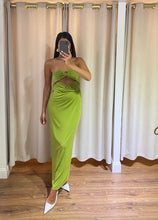 Carica l&#39;immagine nel visualizzatore di Gallery, ABITO LUNGO CUT OUT VERDE

