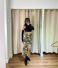 Carica l&#39;immagine nel visualizzatore di Gallery, GONNA DENIM MILITARY
