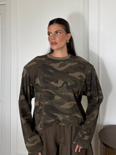 Carica l'immagine nel visualizzatore di Gallery, MAGLIA OVER CAMOUFLAGE VERDE
