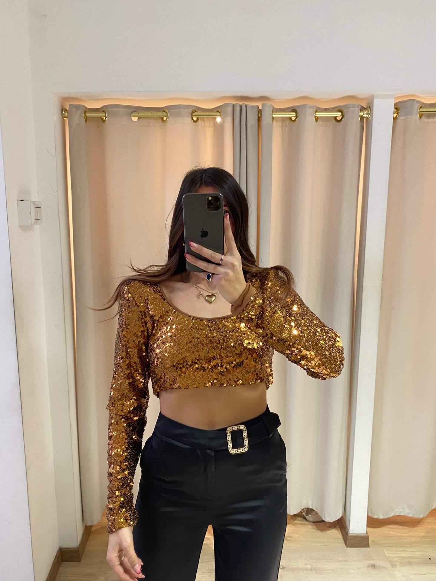 TOP LUMI PAILLETTES