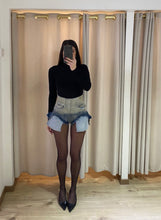 Carica l&#39;immagine nel visualizzatore di Gallery, SHORTS CULOTTES DENIM
