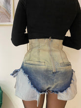 Carica l&#39;immagine nel visualizzatore di Gallery, SHORTS CULOTTES DENIM
